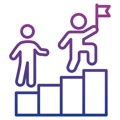 Réussite, solutions et succès Icône de réussite, solutions et succès